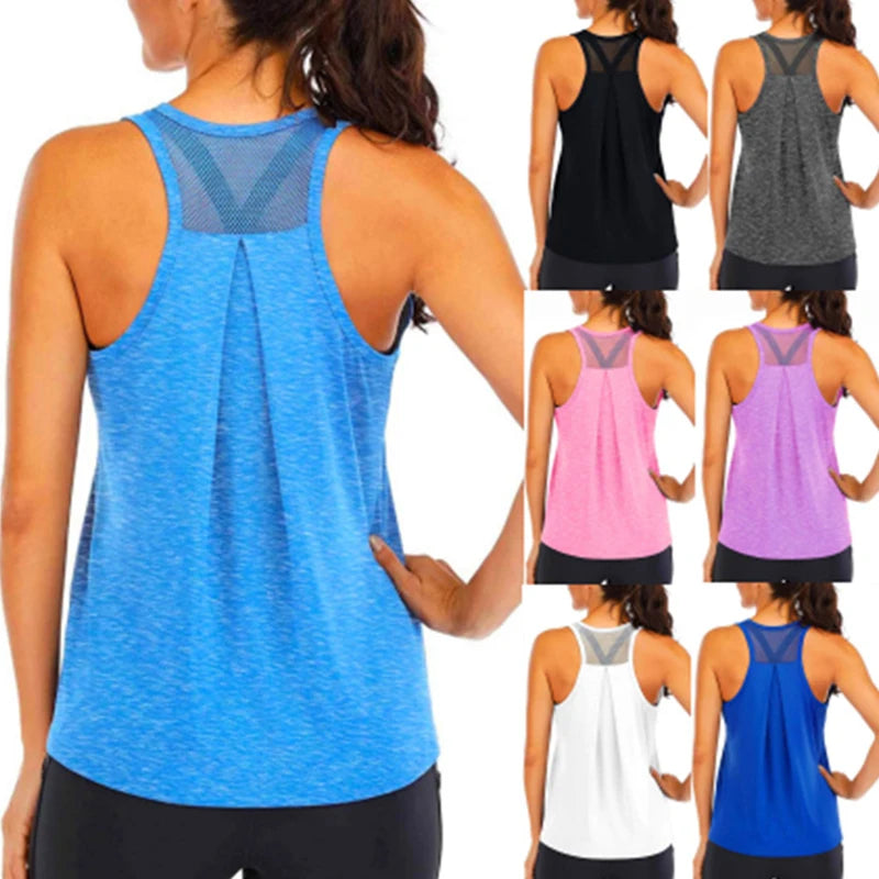 New Female Sport Top Women Yoga Shirts Gym Clothes