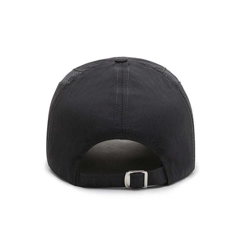 Cool Women Men Baseball Caps Female Male Mesh Snapback Hats Black White Sport Dad Fishing Hats Cap
