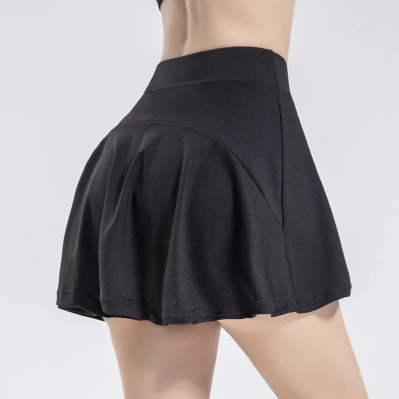 Women Yoga Shorts For Sport Running Pleated Tennis Skirt Female Golf Wear Soft Badminton Workout Skorts Gym Summer Outfit