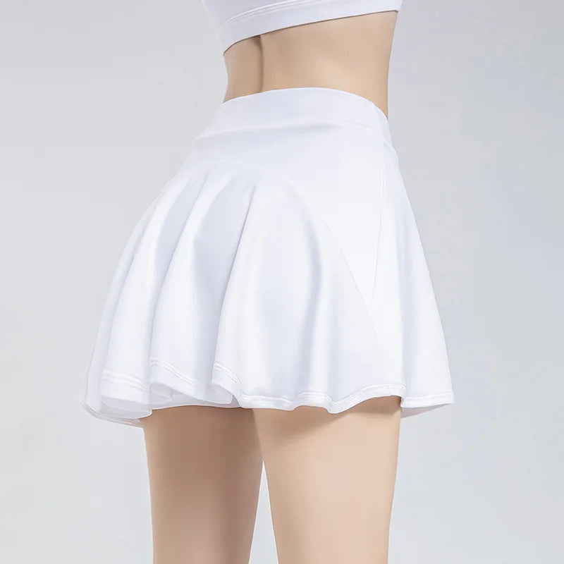 Women Yoga Shorts For Sport Running Pleated Tennis Skirt Female Golf Wear Soft Badminton Workout Skorts Gym Summer Outfit