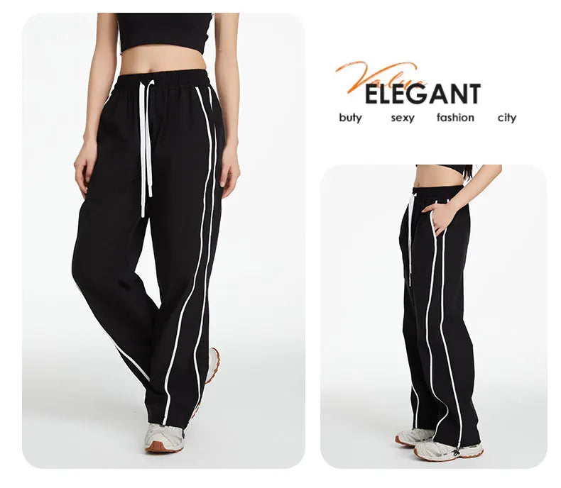 Sport Pants for Women in Summer New Style Running Professional Quick-drying Pants Breathable Outdoor Casual Loose Yoga Fitness