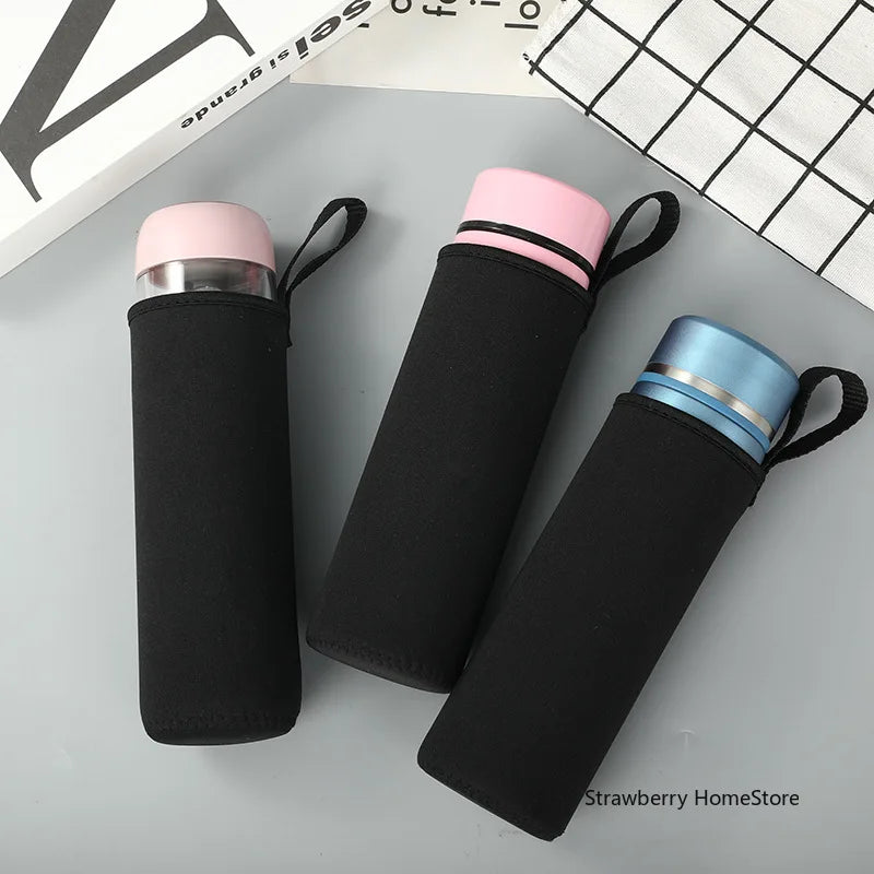 750/1000/1500ML Sport Water Bottle Case Insulated Bag Black Bottle Carrier Insulated Bag ﻿Mug Bottle Case Sport Cup Covers Bag