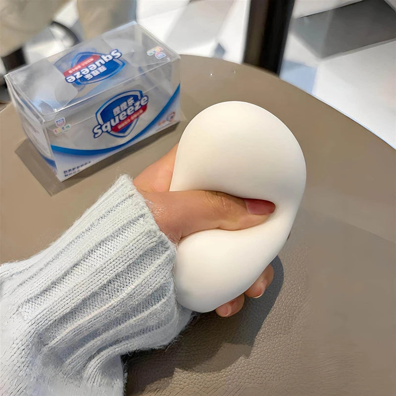 Soap Dumpling Squishy Slow Rising Stress Ball Soft Squeezable Fidget Toy Anti-Stress Relief Sensory Props for Kids Adults