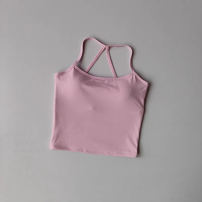Women's Yoga Sports Fitness Vest, Pilates Running Bra, Professional Training Underwear, Fitness