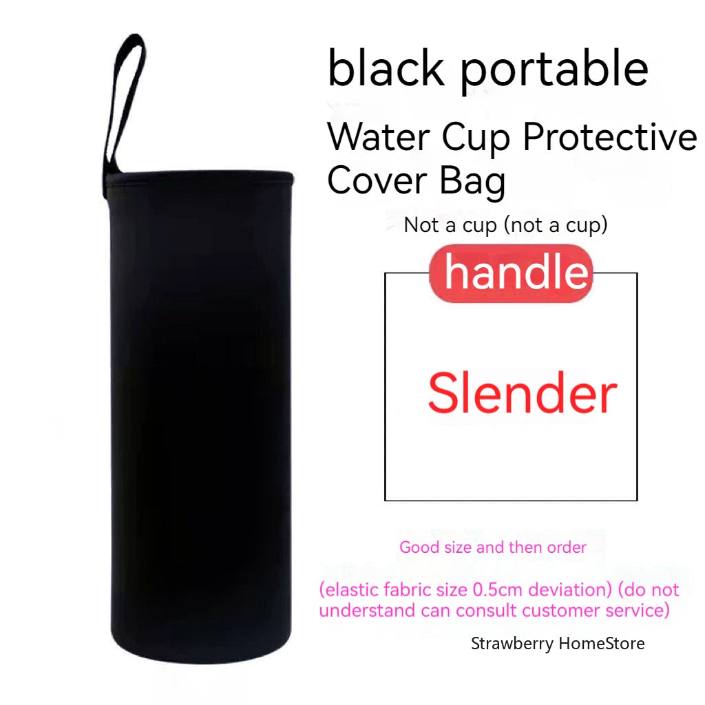 750/1000/1500ML Sport Water Bottle Case Insulated Bag Black Bottle Carrier Insulated Bag ﻿Mug Bottle Case Sport Cup Covers Bag