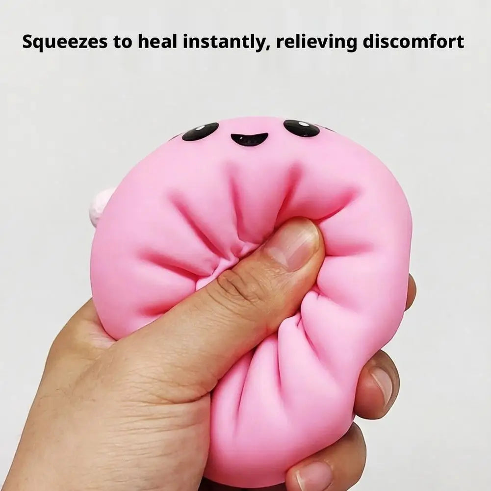 New Dumpling Squishy Slow Rebound Sensory Fidget Toy with Colorful Design Soft Stress Ball Home Office Party Gift
