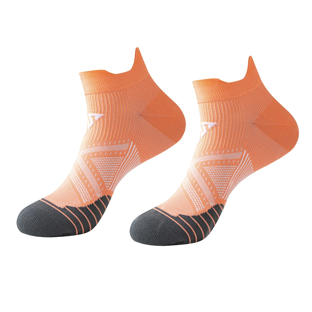 Unisex Running Socks Breathable Quick Dry Anti Blister Moisture Wicking Cushioned Arch Support Athletic Sport Socks