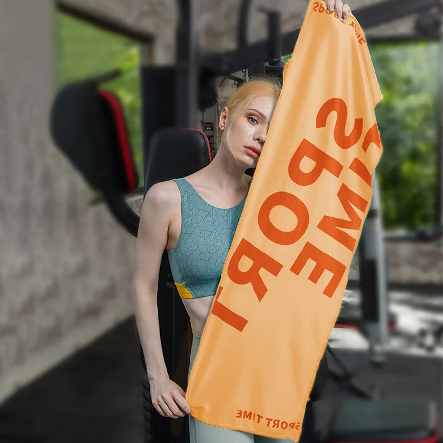 Multi functional sports and fitness towels .Ultra fine fiber swimming towels, quick drying towels, gym equipment, sweat pads