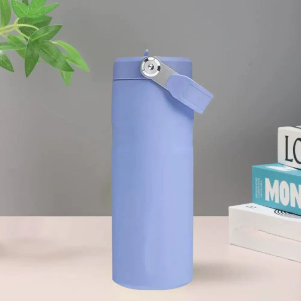 Portable Stainless Steel Insulated Sports Bottle Leak Proof Double-Layer Vacuum Bottle 16oz Thermal Cup Outdoor