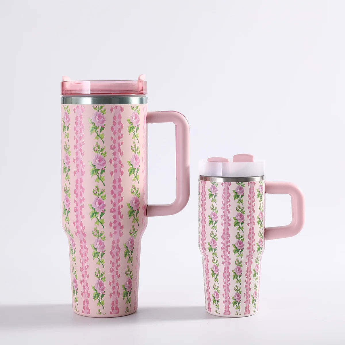 Car portable 304 stainless steel insulated cup 40oz large capacity with handle for cold insulation, suitable for outdoor use