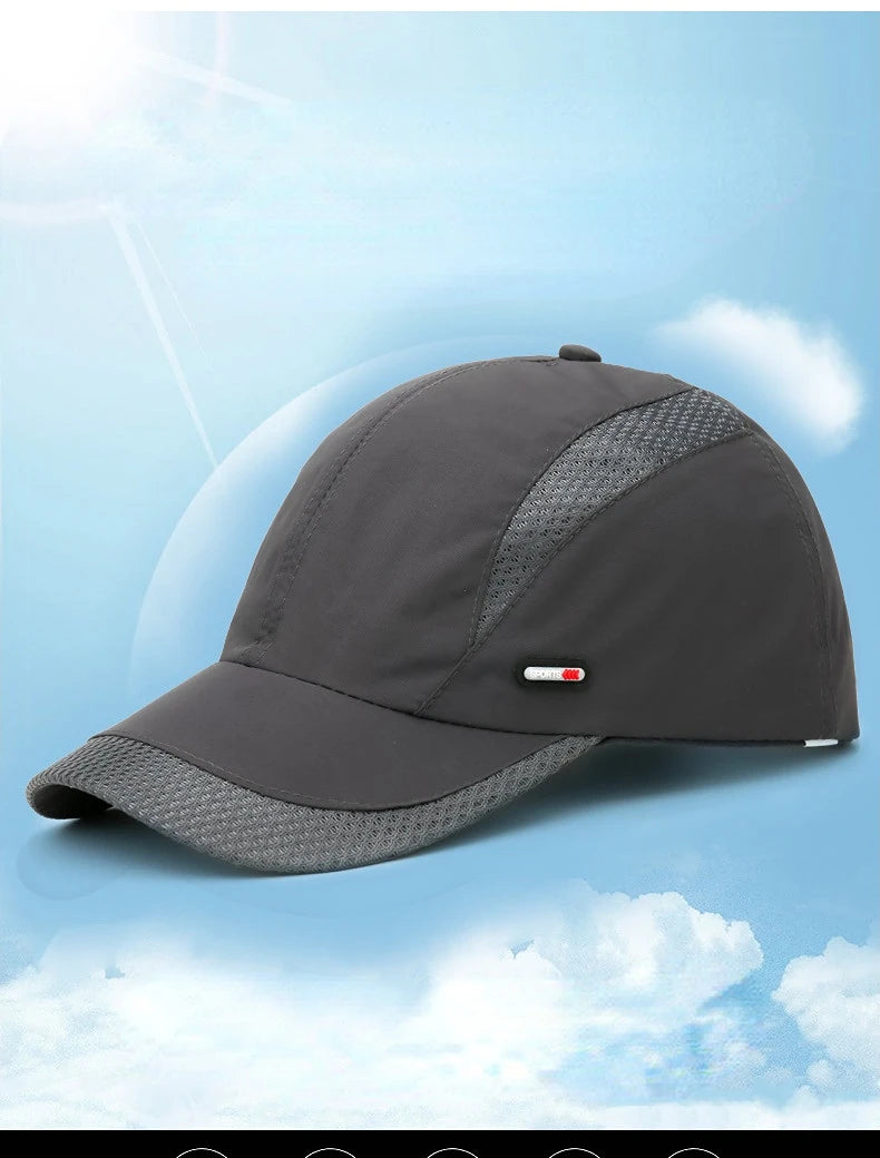 Cool Women Men Baseball Caps Female Male Mesh Snapback Hats Black White Sport Dad Fishing Hats Cap