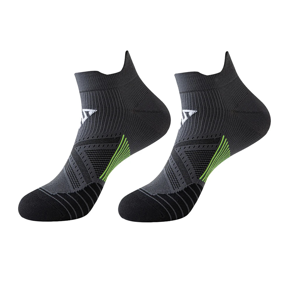 Unisex Running Socks Breathable Quick Dry Anti Blister Moisture Wicking Cushioned Arch Support Athletic Sport Socks