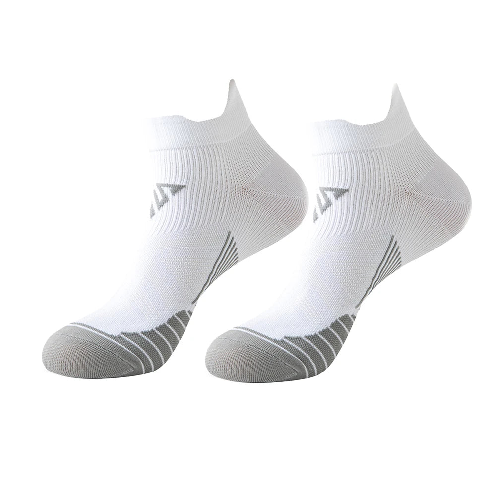 Unisex Running Socks Breathable Quick Dry Anti Blister Moisture Wicking Cushioned Arch Support Athletic Sport Socks