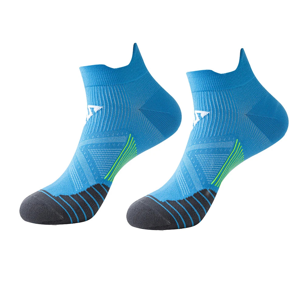 Unisex Running Socks Breathable Quick Dry Anti Blister Moisture Wicking Cushioned Arch Support Athletic Sport Socks