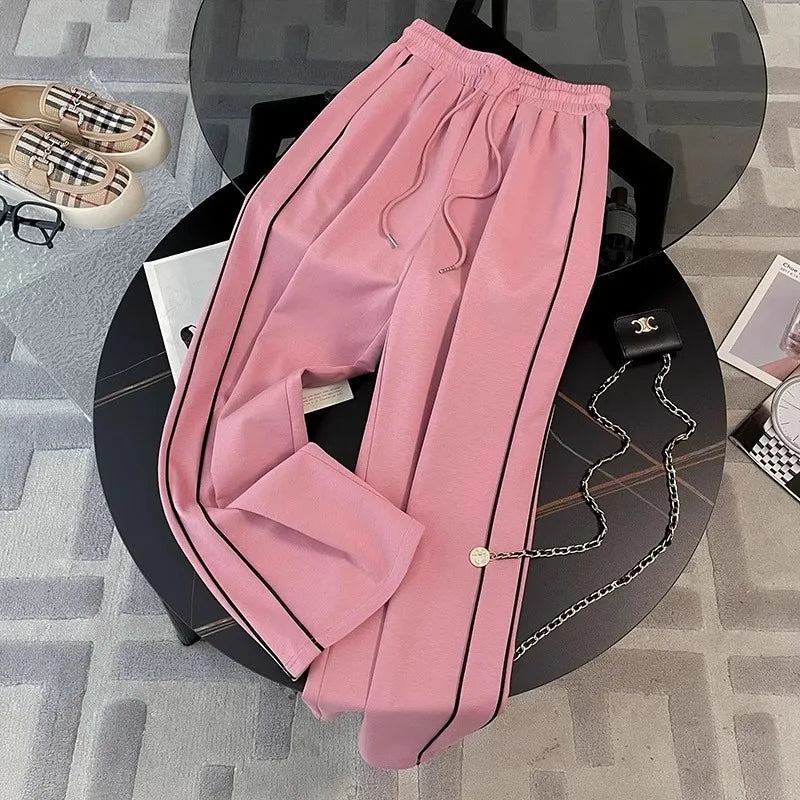 Women's Sportswear Set Summer New Casual Wide-leg Pants Two-piece Set