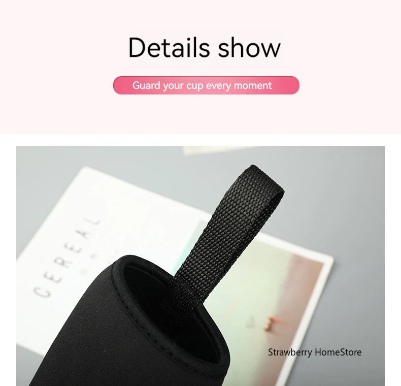 750/1000/1500ML Sport Water Bottle Case Insulated Bag Black Bottle Carrier Insulated Bag ﻿Mug Bottle Case Sport Cup Covers Bag