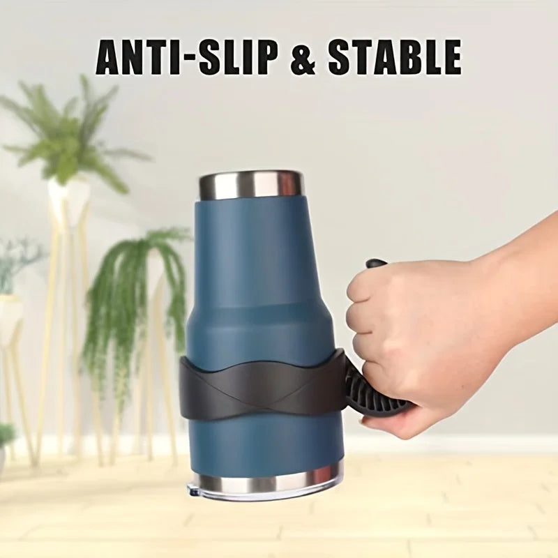 30oz Insulated Car Cup Holder with Water Cup Handle - Keep Your Drink Secure and Hot!