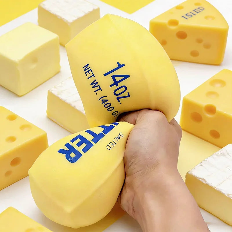 Squishy Soap Anti-Stress Toy Simulated Butter Stress-Relieving Fidget ...