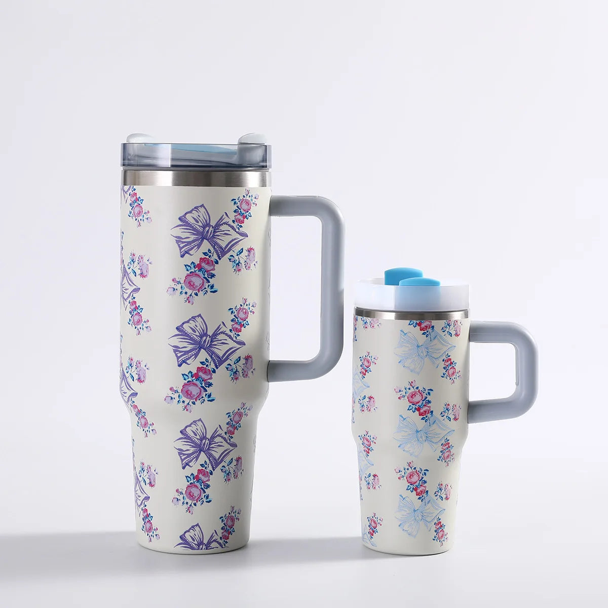 Car portable 304 stainless steel insulated cup 40oz large capacity with handle for cold insulation, suitable for outdoor use