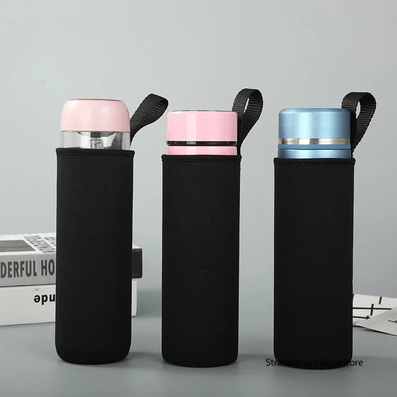 750/1000/1500ML Sport Water Bottle Case Insulated Bag Black Bottle Carrier Insulated Bag ﻿Mug Bottle Case Sport Cup Covers Bag