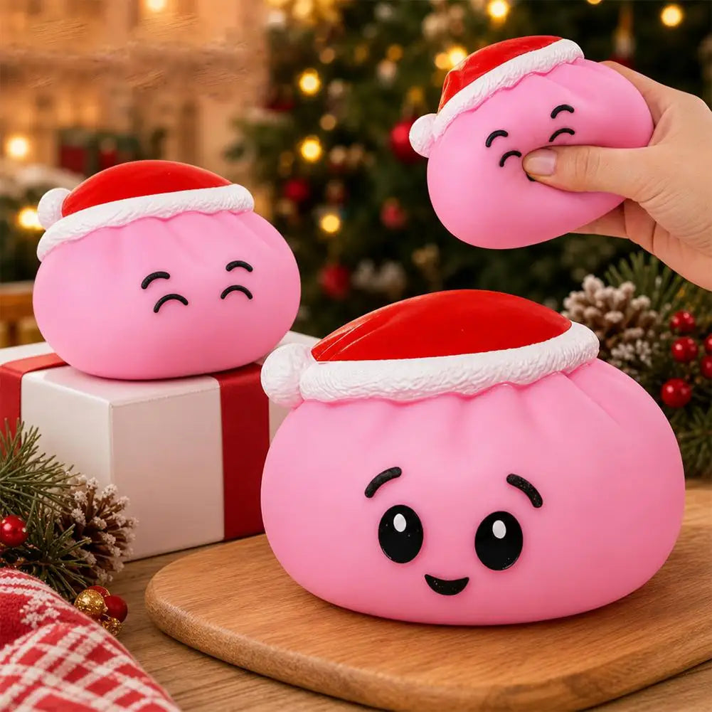New Dumpling Squishy Slow Rebound Sensory Fidget Toy with Colorful Design Soft Stress Ball Home Office Party Gift