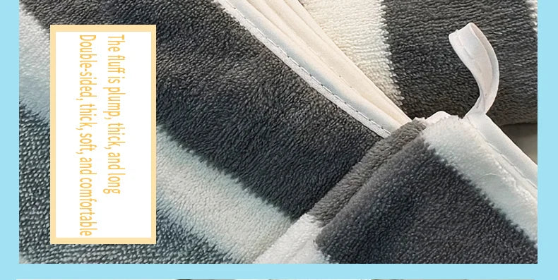 2-pack towels with strong water absorption, quick drying, no shedding, and durability - very suitable for home, beach, and face