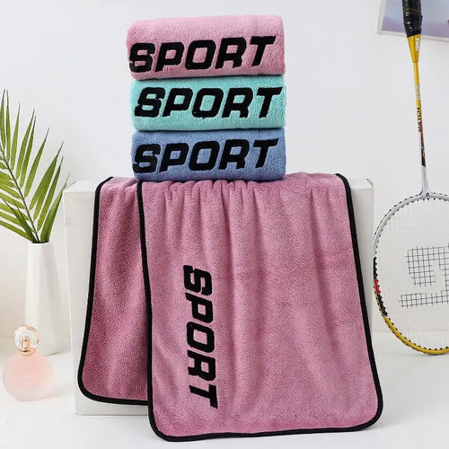 30 * 110cm Sports Towel Ultra-fine Fiber Gym Workout Sweat Absorption Towel Yoga Quick Drying Exercise Beach Quick Dry Towel
