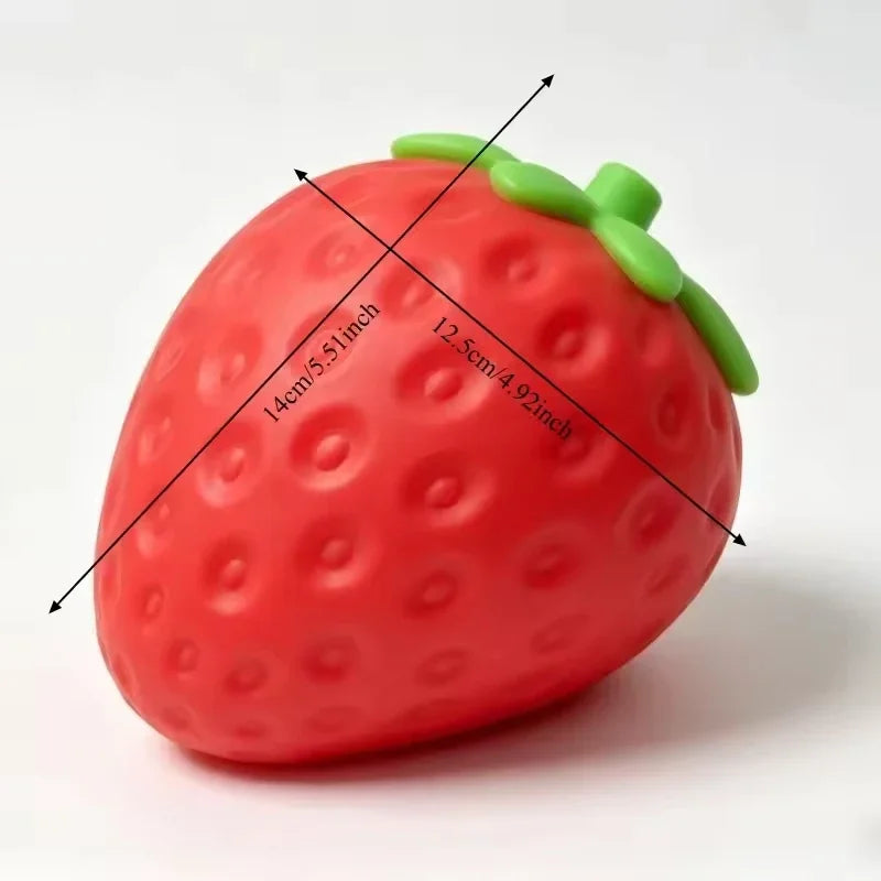Super Jumbo Strawberry Squishi Cream Scented Squishy Slow Rising Antis ...