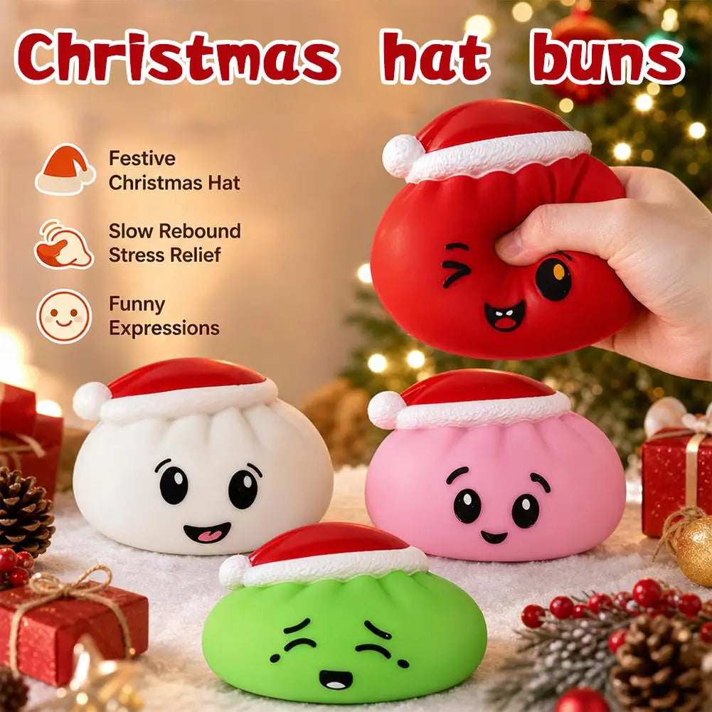 New Dumpling Squishy Slow Rebound Sensory Fidget Toy with Colorful Design Soft Stress Ball Home Office Party Gift