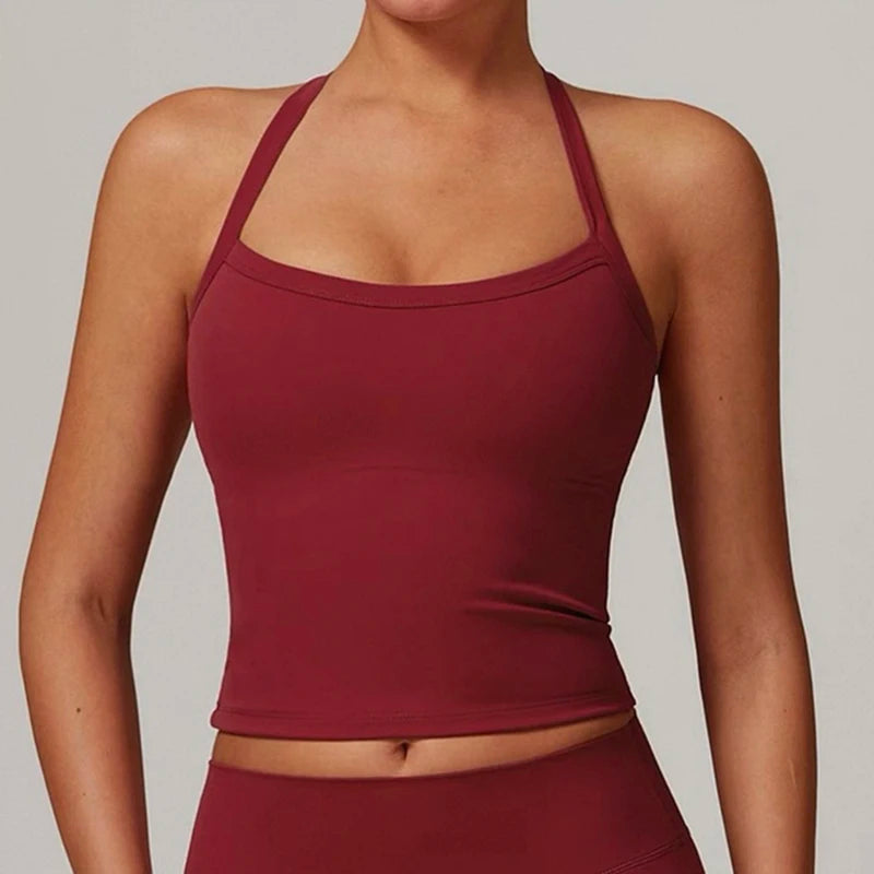 Women's Yoga Sports Fitness Vest, Pilates Running Bra, Professional Training Underwear, Fitness