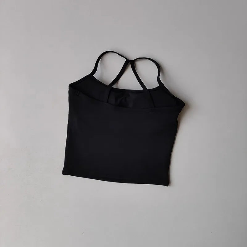 Women's Yoga Sports Fitness Vest, Pilates Running Bra, Professional Training Underwear, Fitness