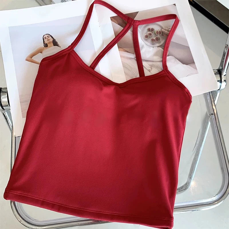 Women's Yoga Sports Fitness Vest, Pilates Running Bra, Professional Training Underwear, Fitness