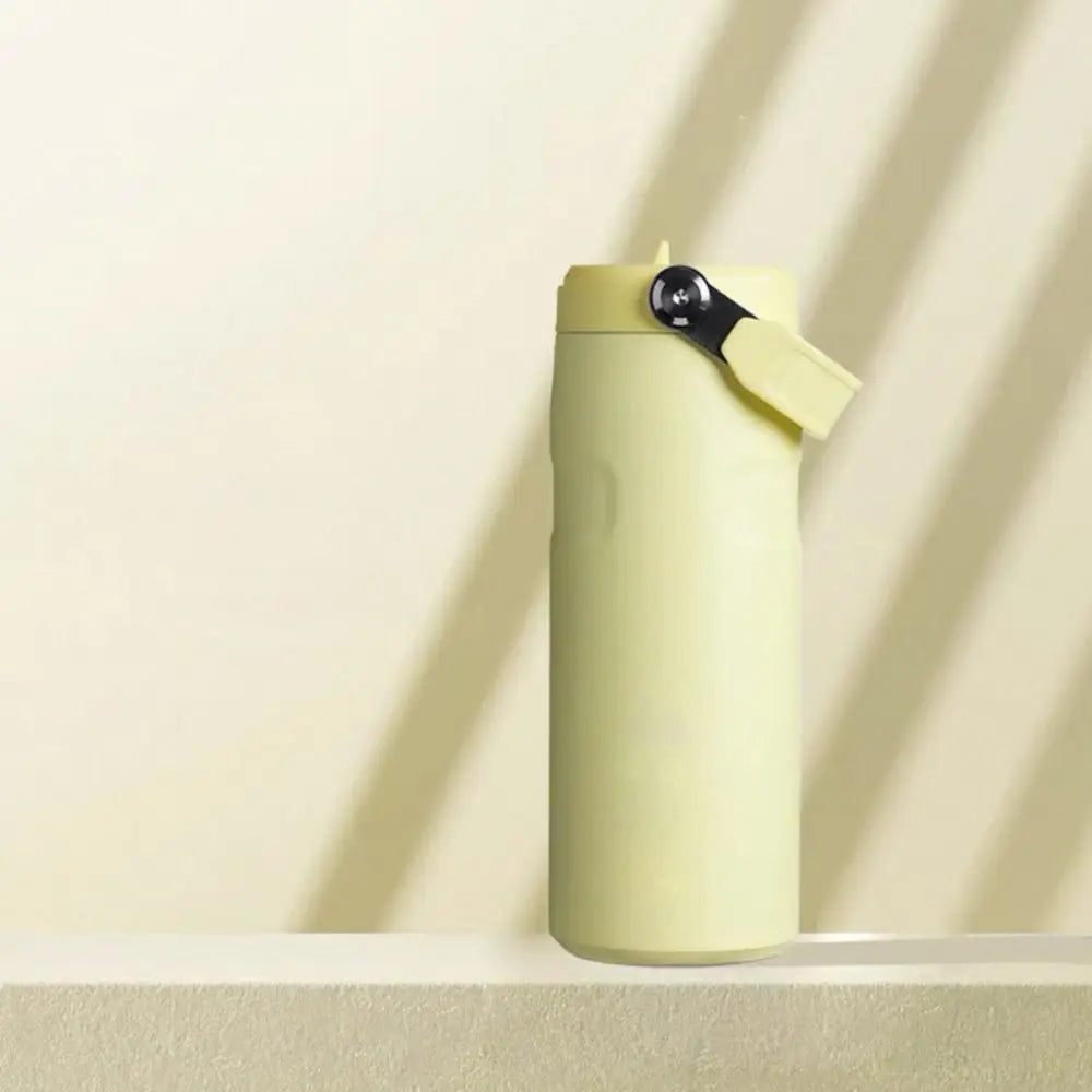 Portable Stainless Steel Insulated Sports Bottle Leak Proof Double-Layer Vacuum Bottle 16oz Thermal Cup Outdoor