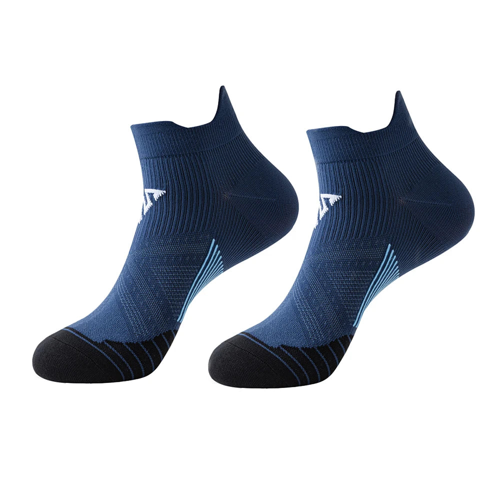 Unisex Running Socks Breathable Quick Dry Anti Blister Moisture Wicking Cushioned Arch Support Athletic Sport Socks