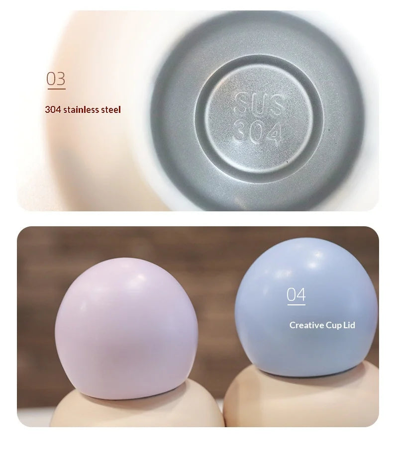 Creative Children's Insulated Cups Sports Water Cups Light Luxury and High-end Daily Necessities Outdoor Student Mini Cups