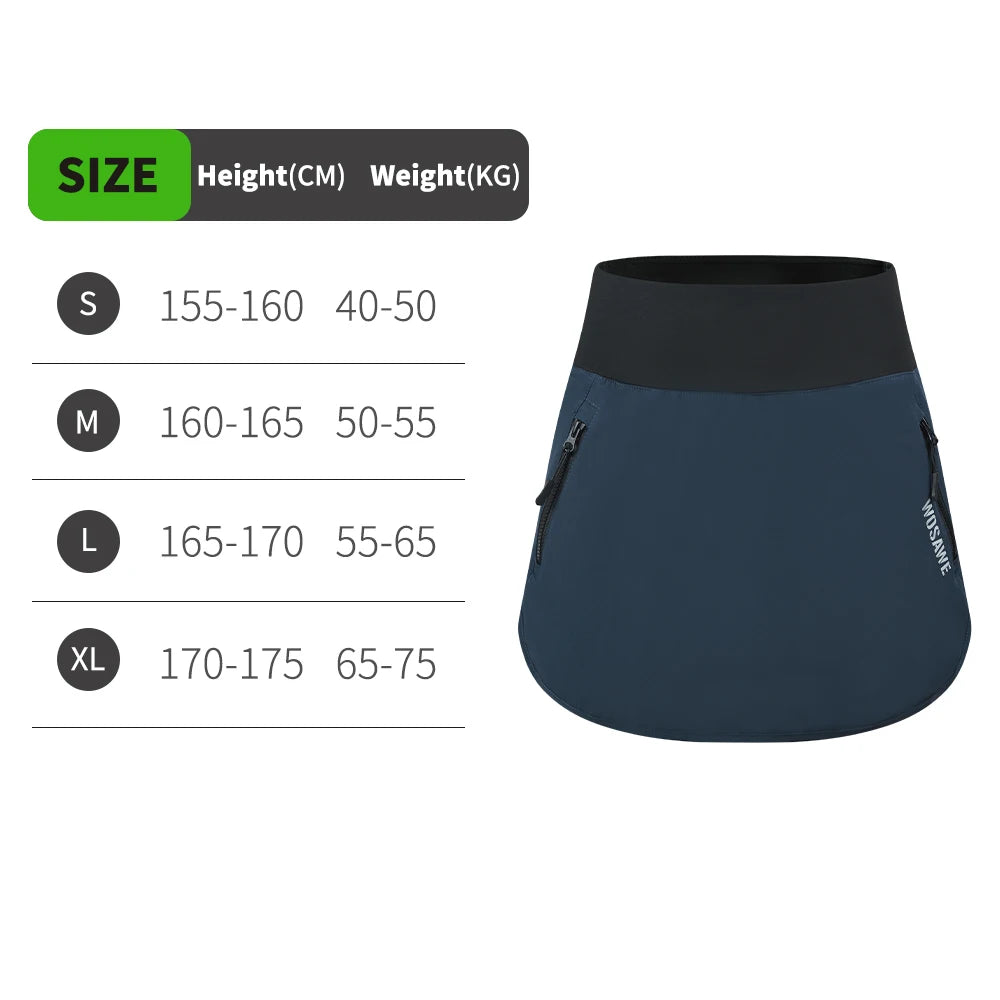 Female Summer Cycling Skort Breathable Cycling Shorts With Cushion Pad Women Tennis Yoga Golf Fitness Skirt Shorts. Women's 2-in-1 MTB Skort with Padded Liner

Color: Black, Green, Blue

Size: S, M, L, XL