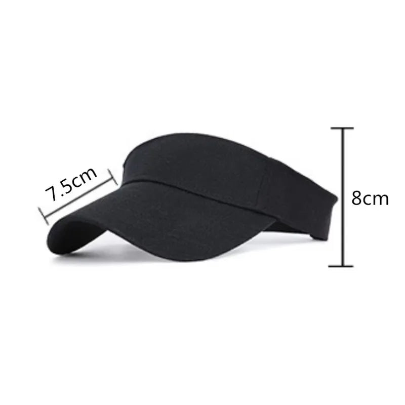 Tennis Caps Men Women Adjustable Sport Headband Classic Sun Sports Visor Hat Running Caps Tennis Beach Hat Outdoor Sports Hat