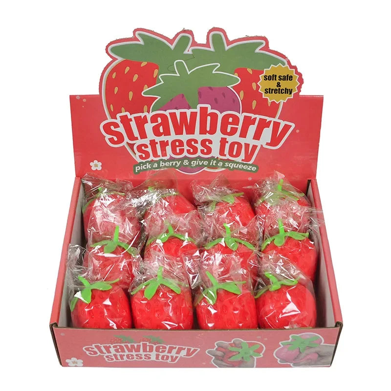 Super Jumbo Strawberry Squishi Cream Scented Squishy Slow Rising Antis ...
