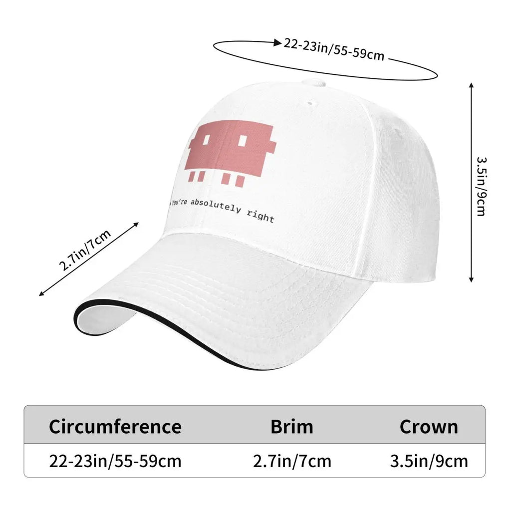 Baseball Caps Claude Code Customized Female Male Casual Summer Hats