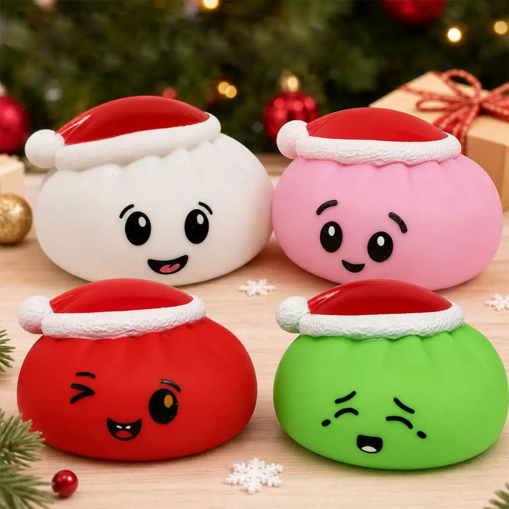 New Dumpling Squishy Slow Rebound Sensory Fidget Toy with Colorful Design Soft Stress Ball Home Office Party Gift