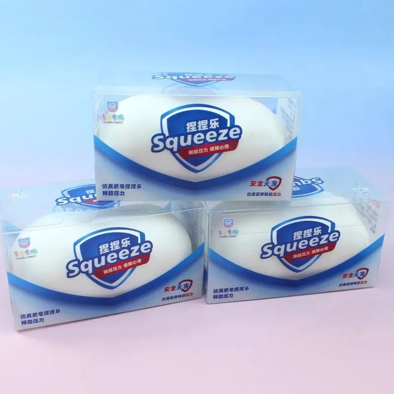Soap Dumpling Squishy Slow Rising Stress Ball Soft Squeezable Fidget Toy Anti-Stress Relief Sensory Props for Kids Adults