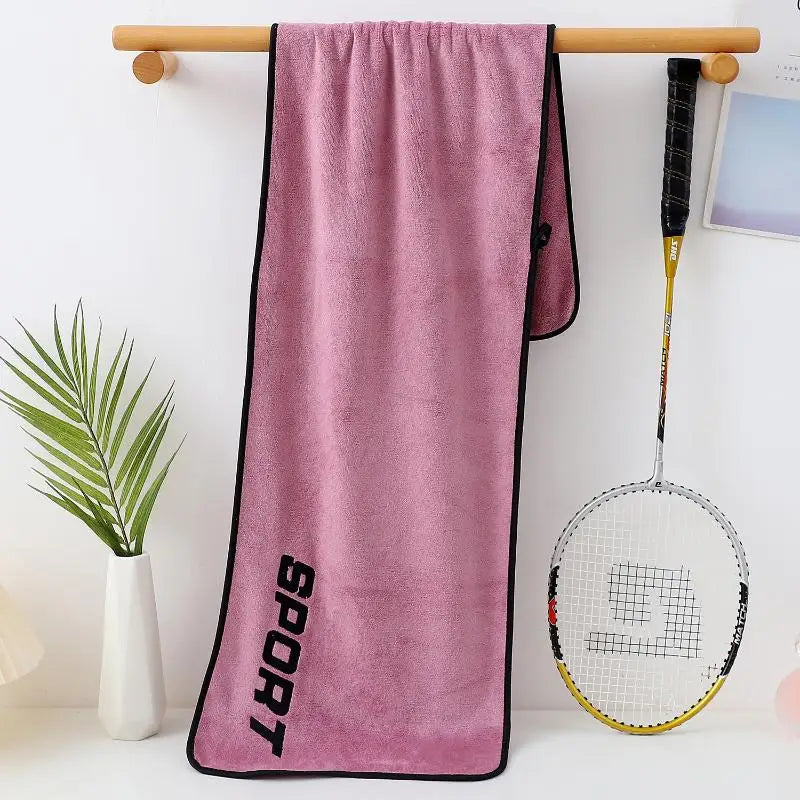 30 * 110cm Sports Towel Ultra-fine Fiber Gym Workout Sweat Absorption Towel Yoga Quick Drying Exercise Beach Quick Dry Towel