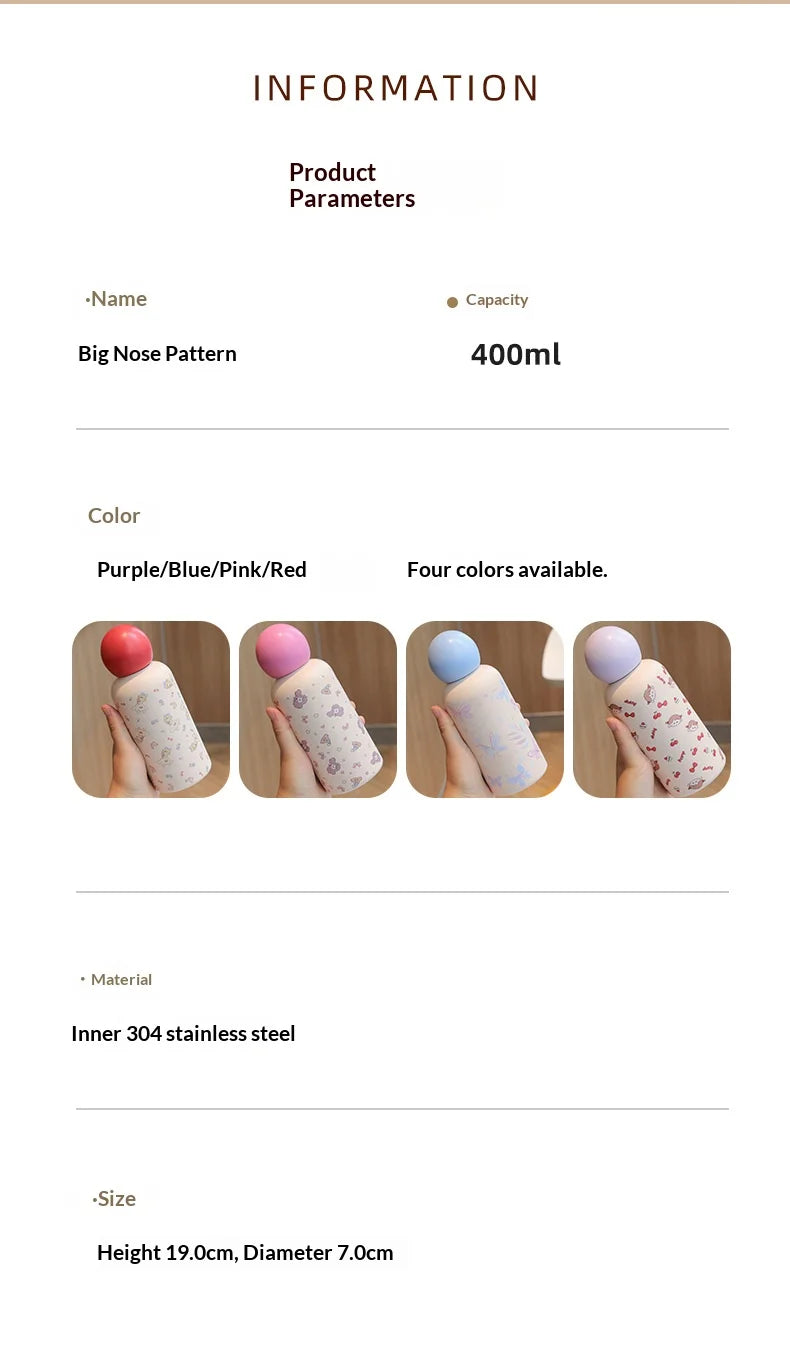 Creative Children's Insulated Cups Sports Water Cups Light Luxury and High-end Daily Necessities Outdoor Student Mini Cups
