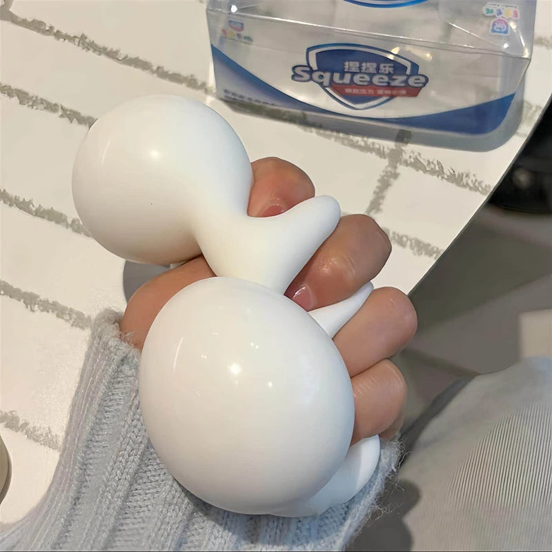 Soap Dumpling Squishy Slow Rising Stress Ball Soft Squeezable Fidget Toy Anti-Stress Relief Sensory Props for Kids Adults