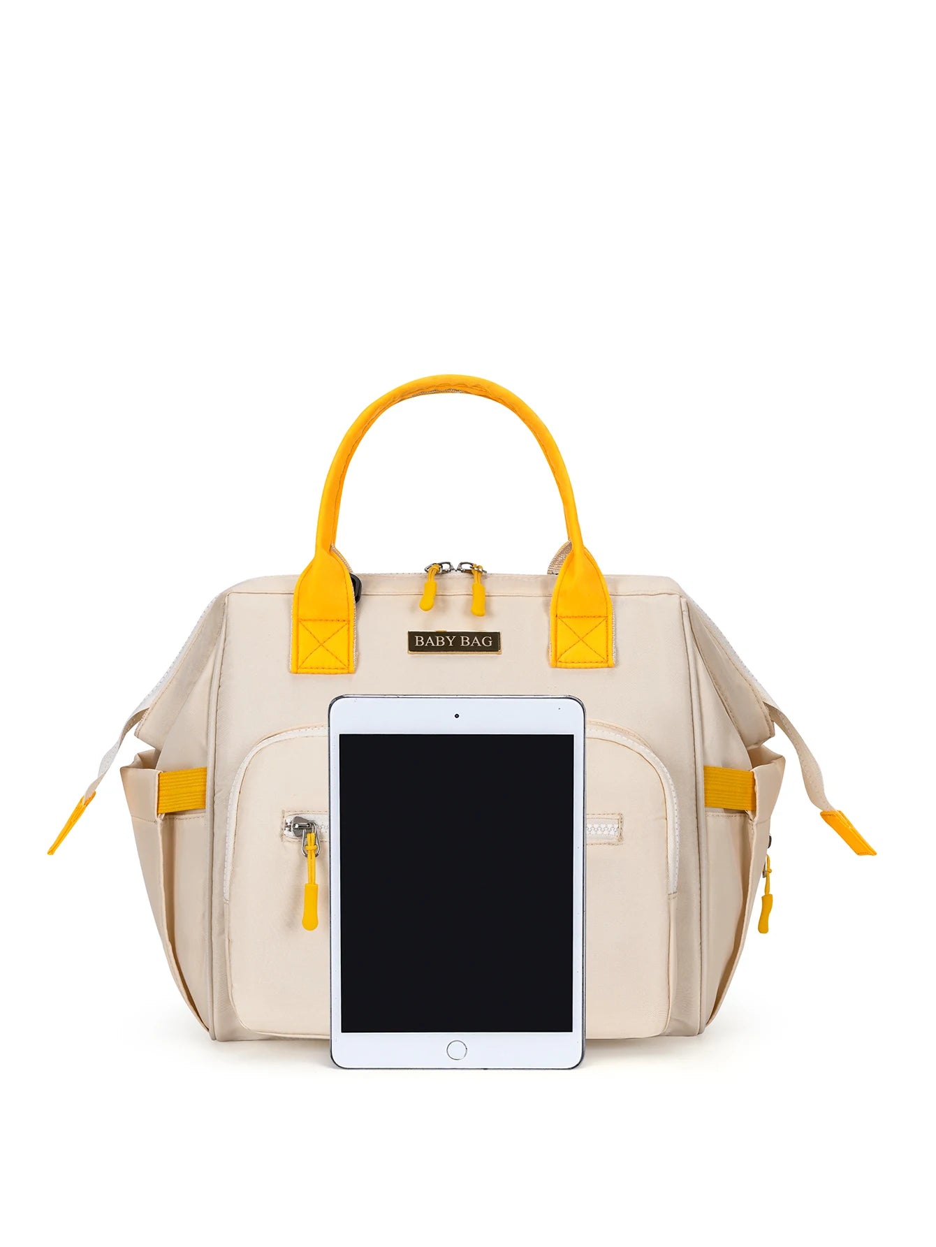 Single large-capacity baby bag, single shoulder crossbody bag, casual bag, dry and wet separation function, and bottle insulatio