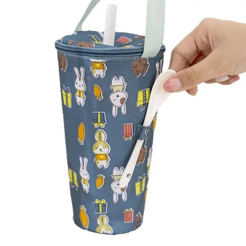 Outdoor Camping Portable Insulated Cup Sleeve Portable Milk Tea Insulated Cup Bag Shockproof Insulated Water Cup Sleeve