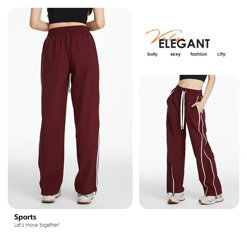 Sport Pants for Women in Summer New Style Running Professional Quick-drying Pants Breathable Outdoor Casual Loose Yoga Fitness