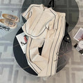 Women's Sportswear Set Summer New Casual Wide-leg Pants Two-piece Set