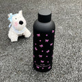500ml Insulated Cup Stainless Steel Bowknot Dachshund Thermal Car Cup Double Wall Small-mouth Travel Insulated Flask