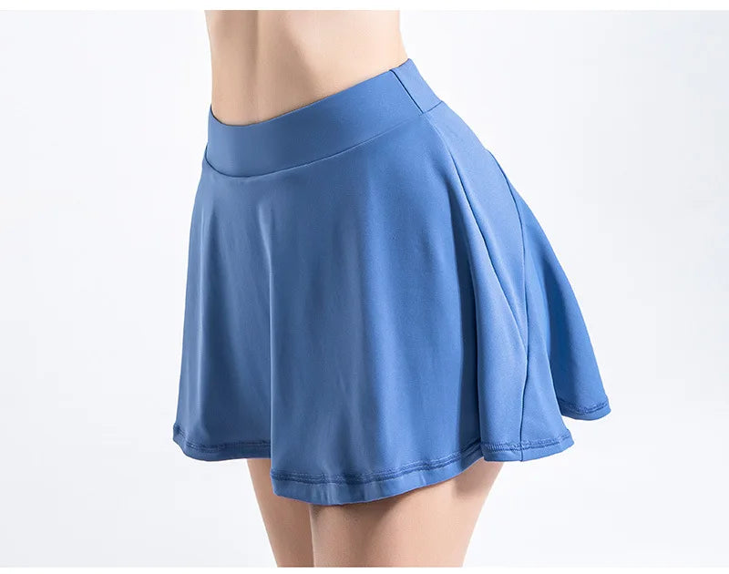 Women Yoga Shorts For Sport Running Pleated Tennis Skirt Female Golf Wear Soft Badminton Workout Skorts Gym Summer Outfit